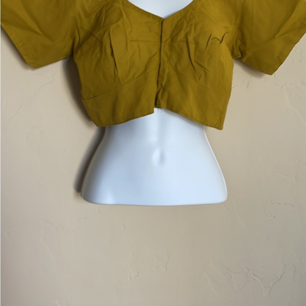 Women's Mustard saree blouse-